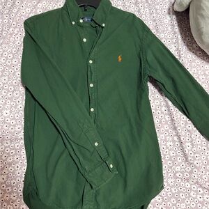 Ralph Lauren Forest Green Collared Shirt